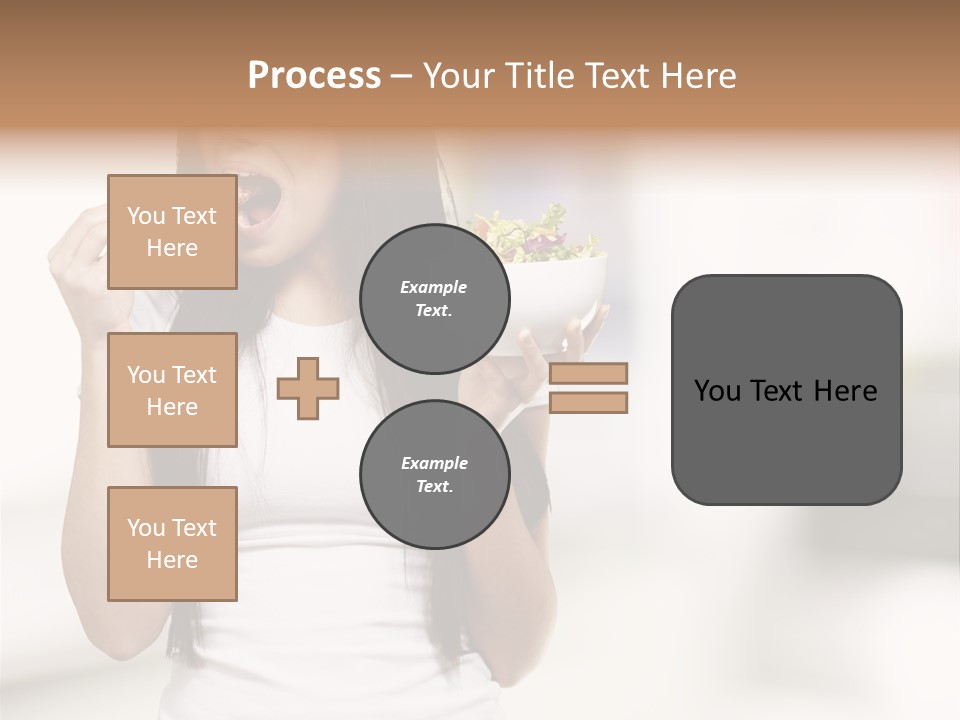 Girl Nutrition Indoor PowerPoint Template