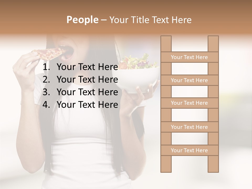 Girl Nutrition Indoor PowerPoint Template