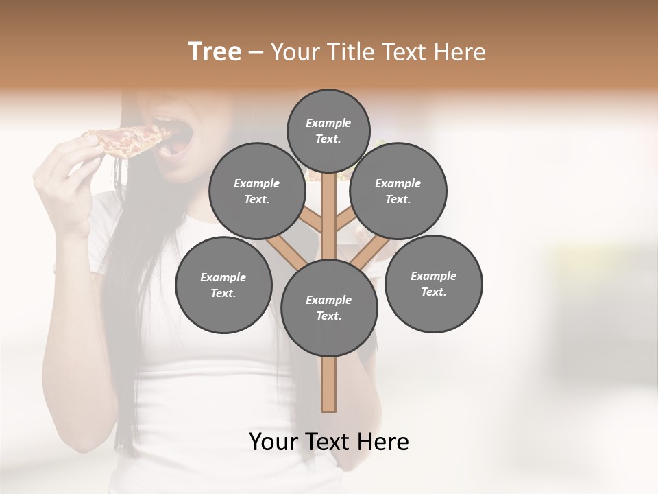 Girl Nutrition Indoor PowerPoint Template