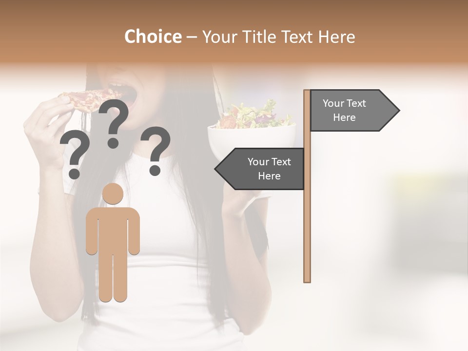 Girl Nutrition Indoor PowerPoint Template