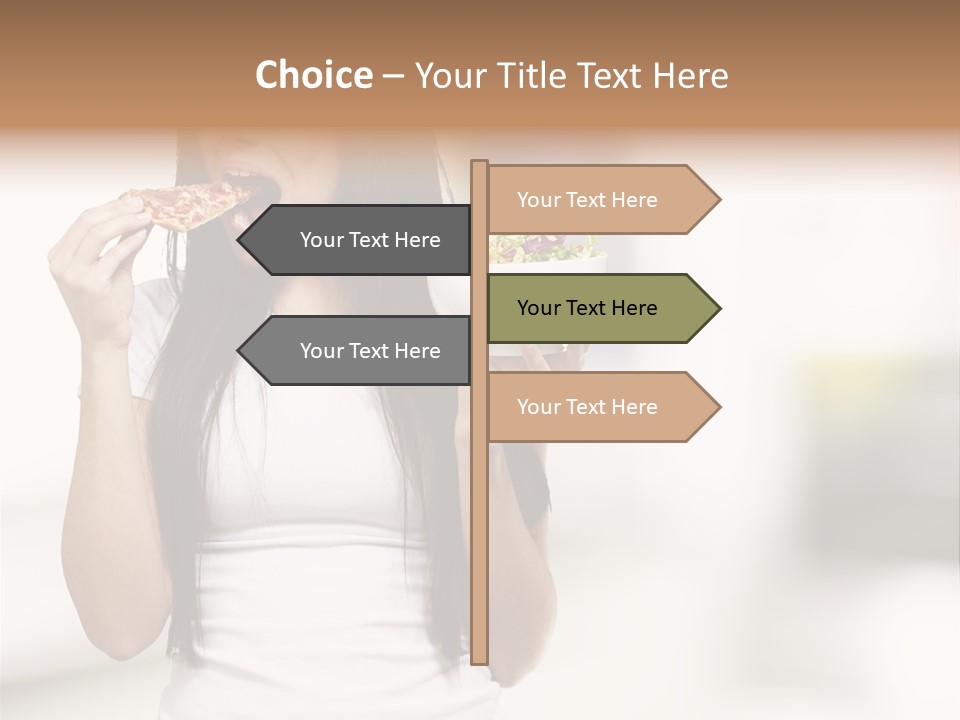 Girl Nutrition Indoor PowerPoint Template