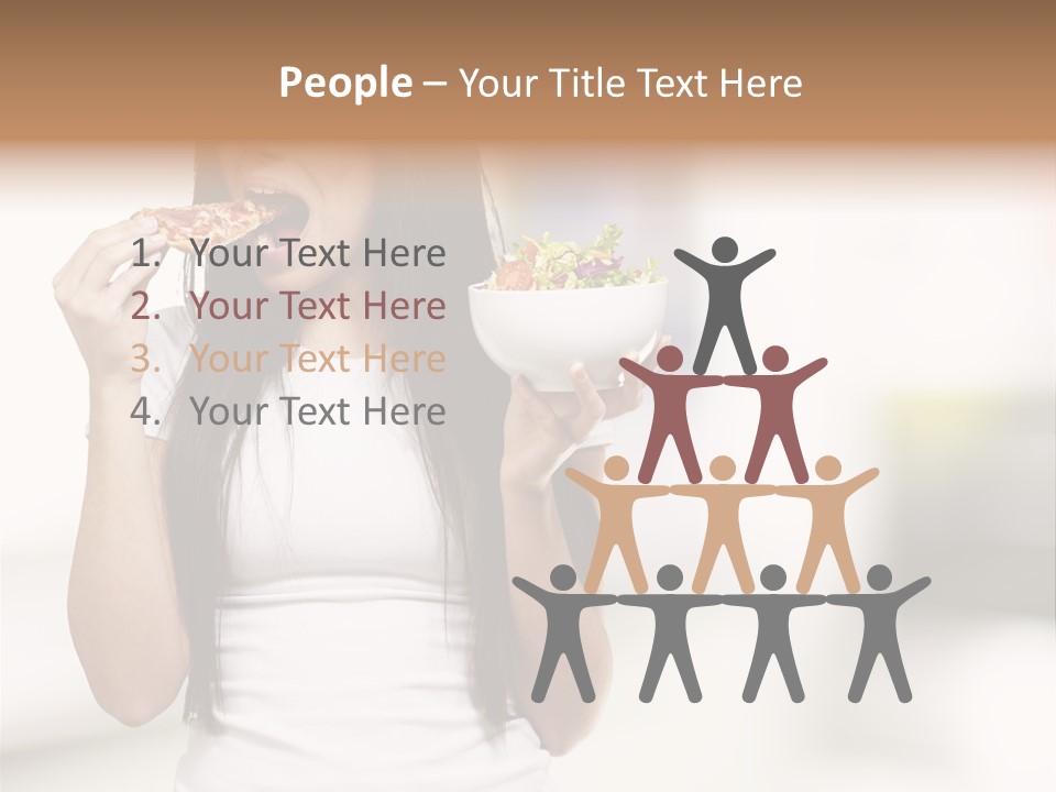 Girl Nutrition Indoor PowerPoint Template