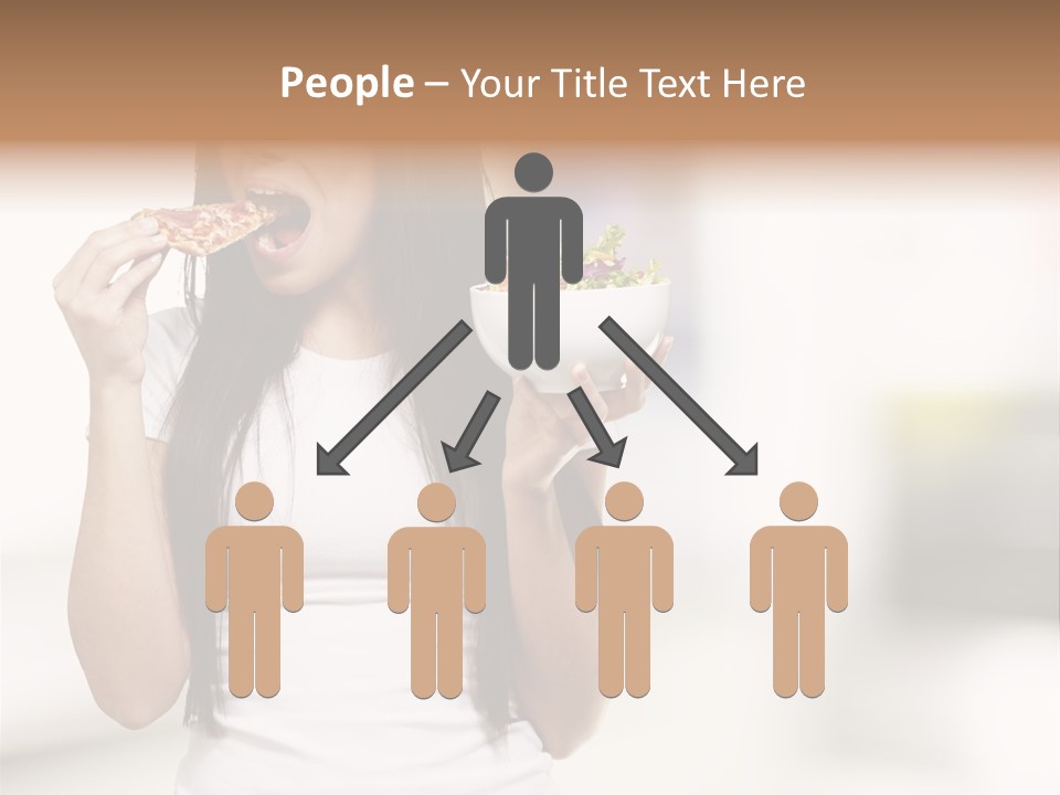 Girl Nutrition Indoor PowerPoint Template