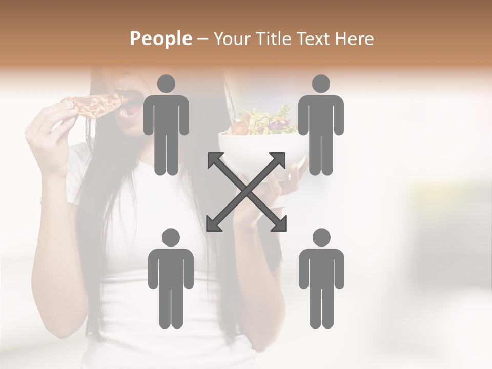 Girl Nutrition Indoor PowerPoint Template