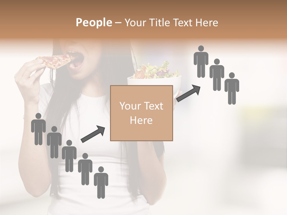 Girl Nutrition Indoor PowerPoint Template