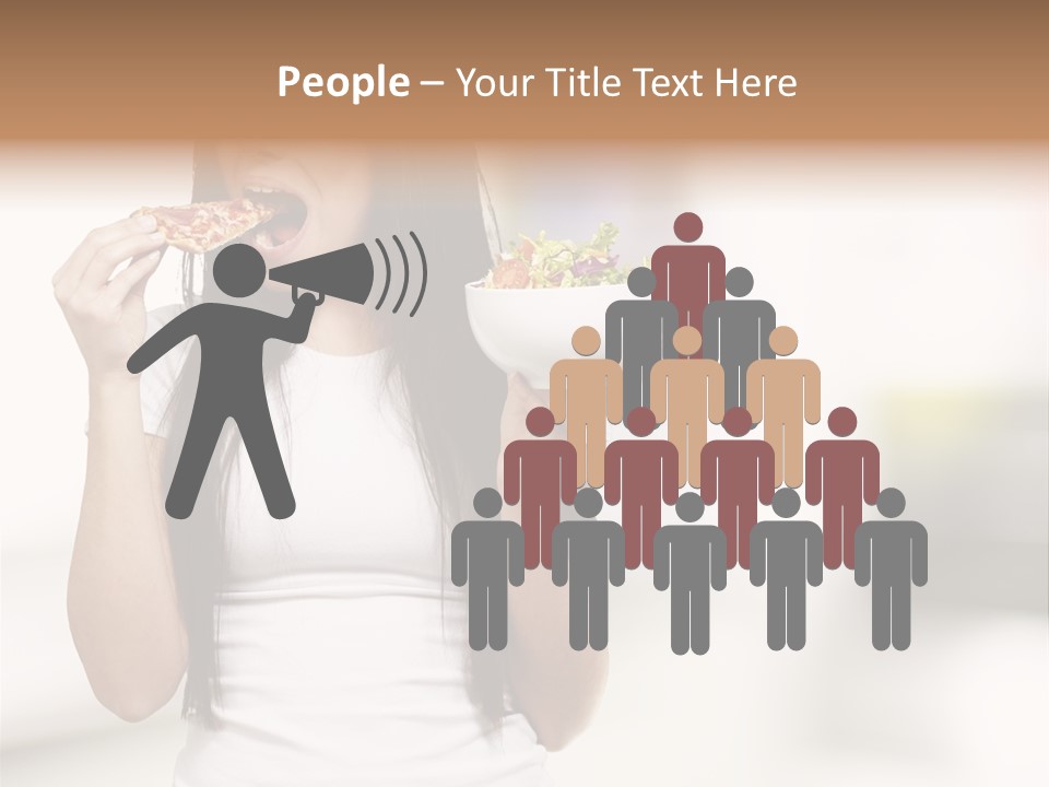 Girl Nutrition Indoor PowerPoint Template