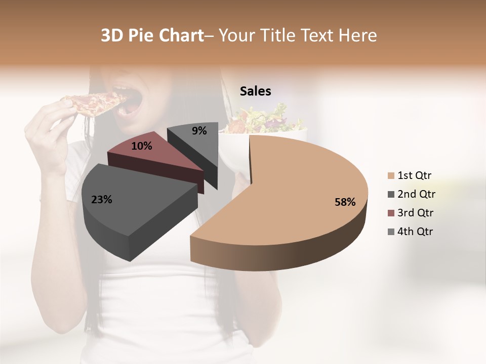 Girl Nutrition Indoor PowerPoint Template