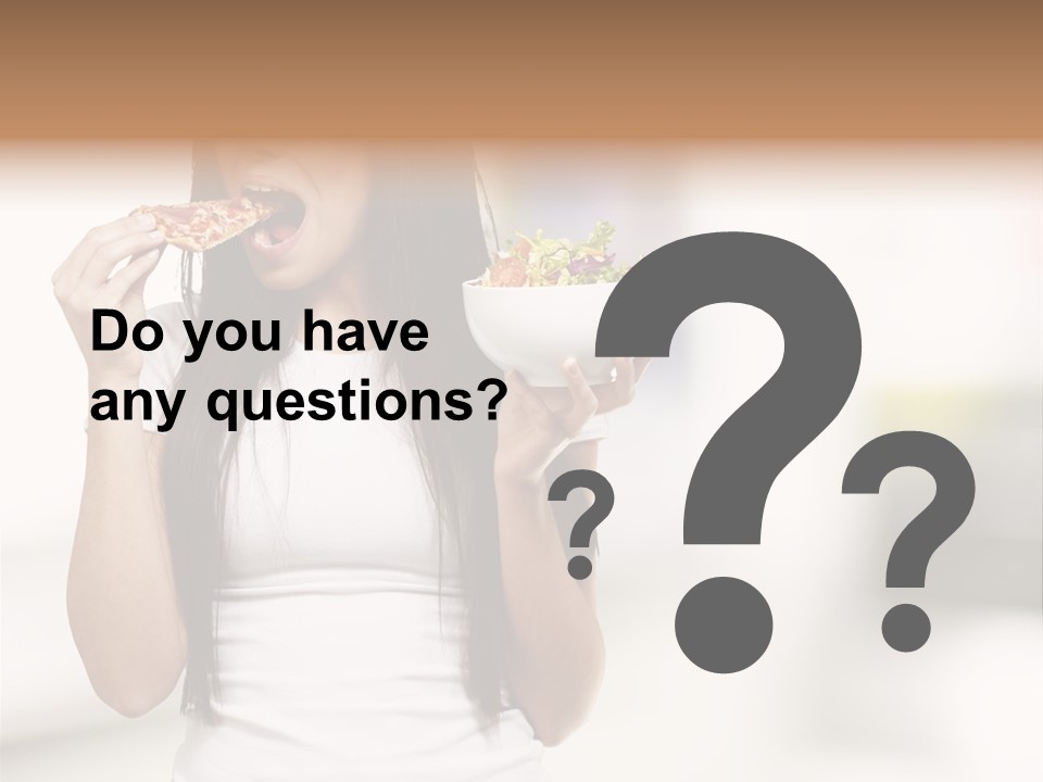 Girl Nutrition Indoor PowerPoint Template