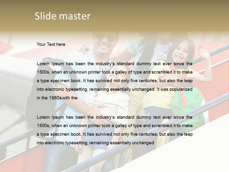 Tourism Lifestyle Together PowerPoint Template