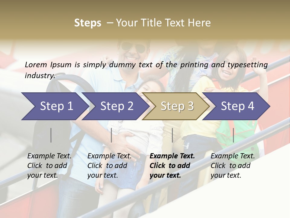Tourism Lifestyle Together PowerPoint Template