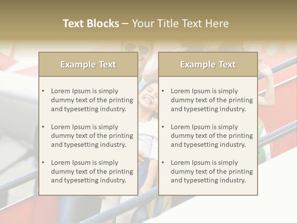Tourism Lifestyle Together PowerPoint Template