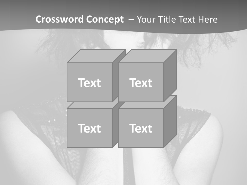 Background Vogue Model PowerPoint Template
