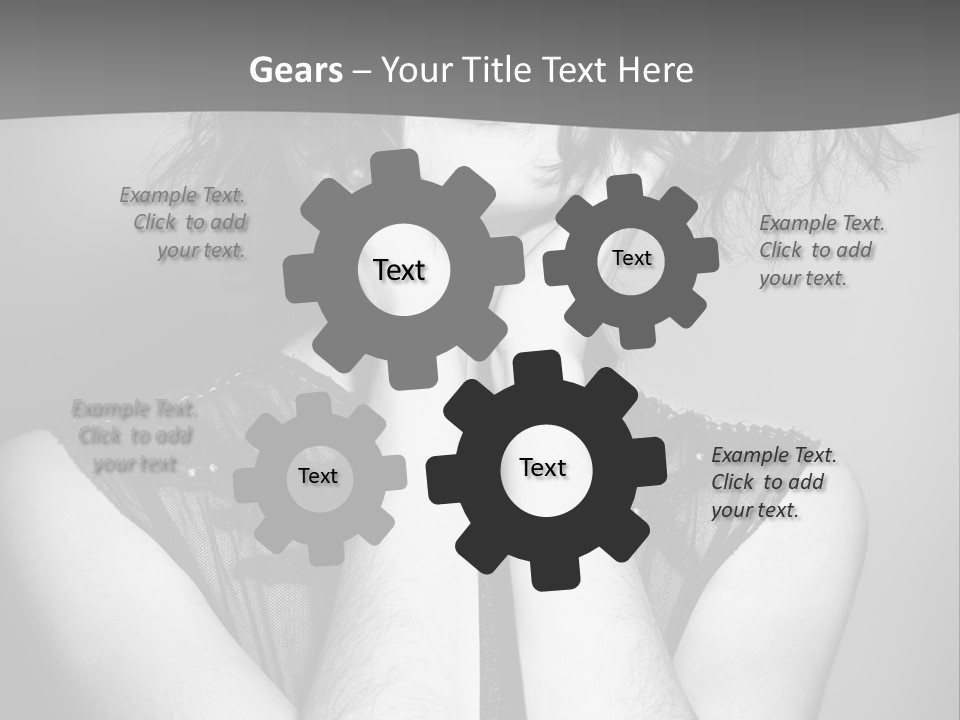 Background Vogue Model PowerPoint Template