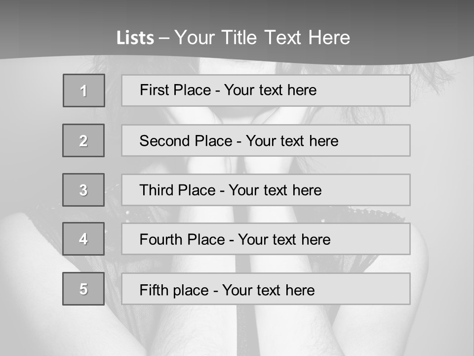 Background Vogue Model PowerPoint Template