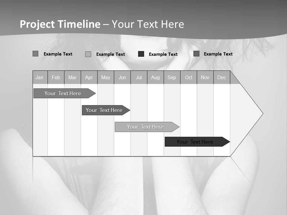 Background Vogue Model PowerPoint Template
