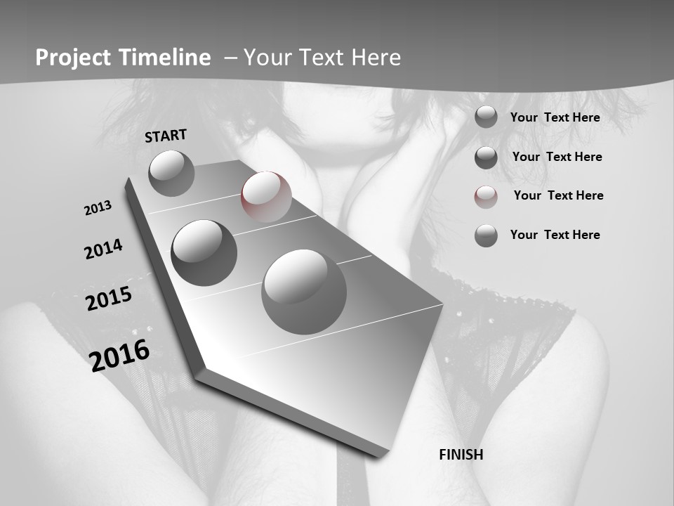 Background Vogue Model PowerPoint Template