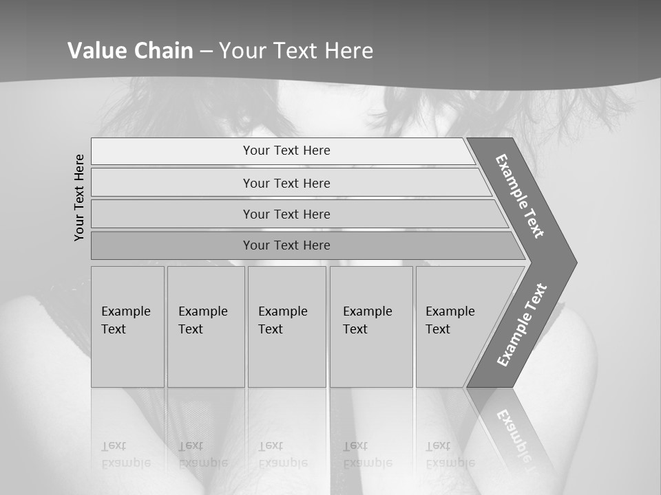 Background Vogue Model PowerPoint Template