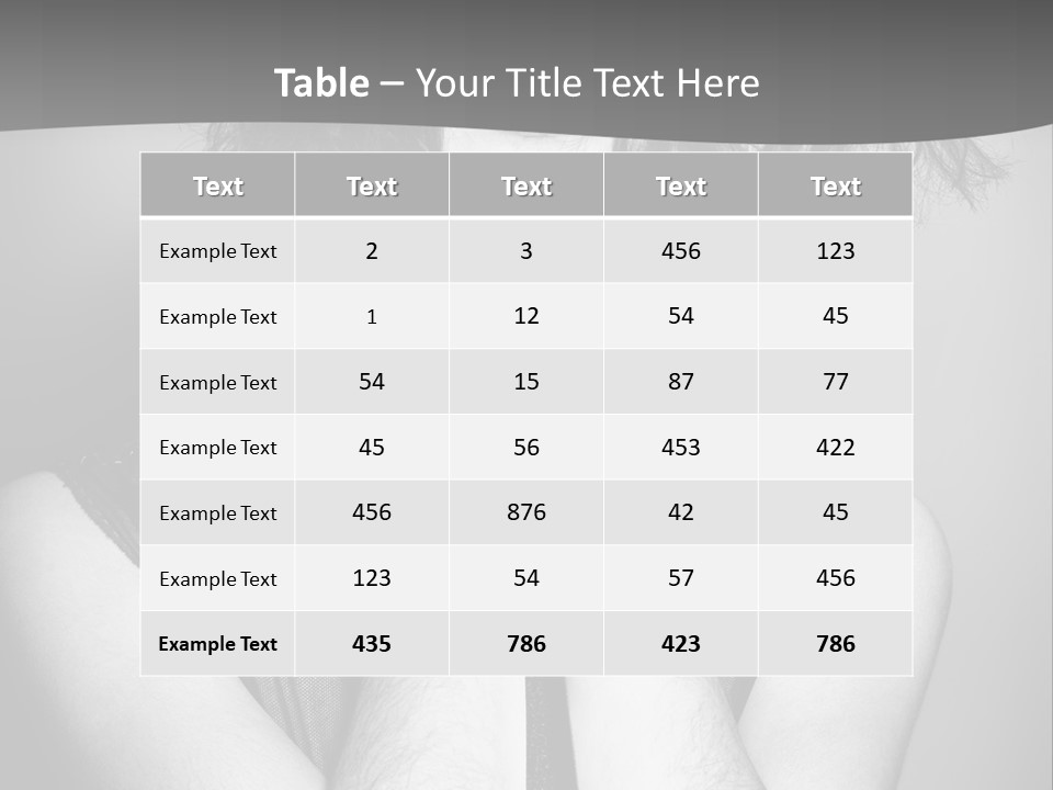 Background Vogue Model PowerPoint Template