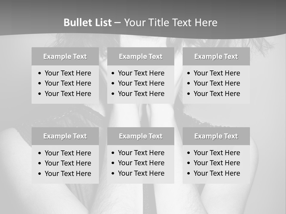 Background Vogue Model PowerPoint Template