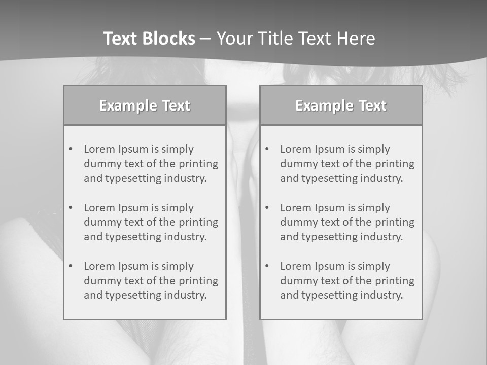 Background Vogue Model PowerPoint Template