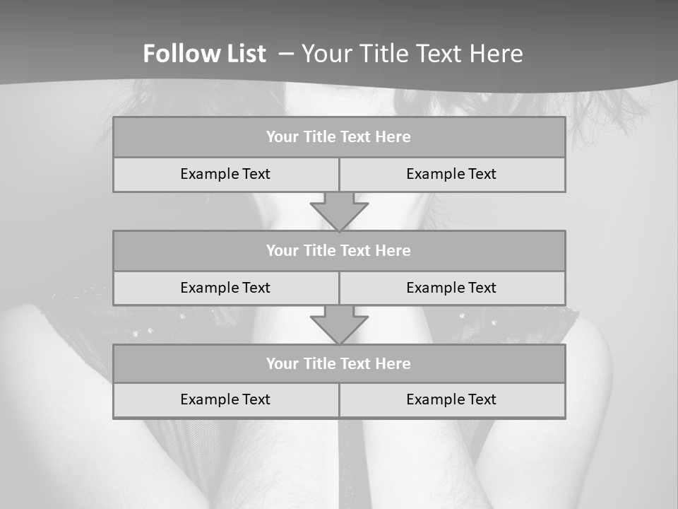Background Vogue Model PowerPoint Template