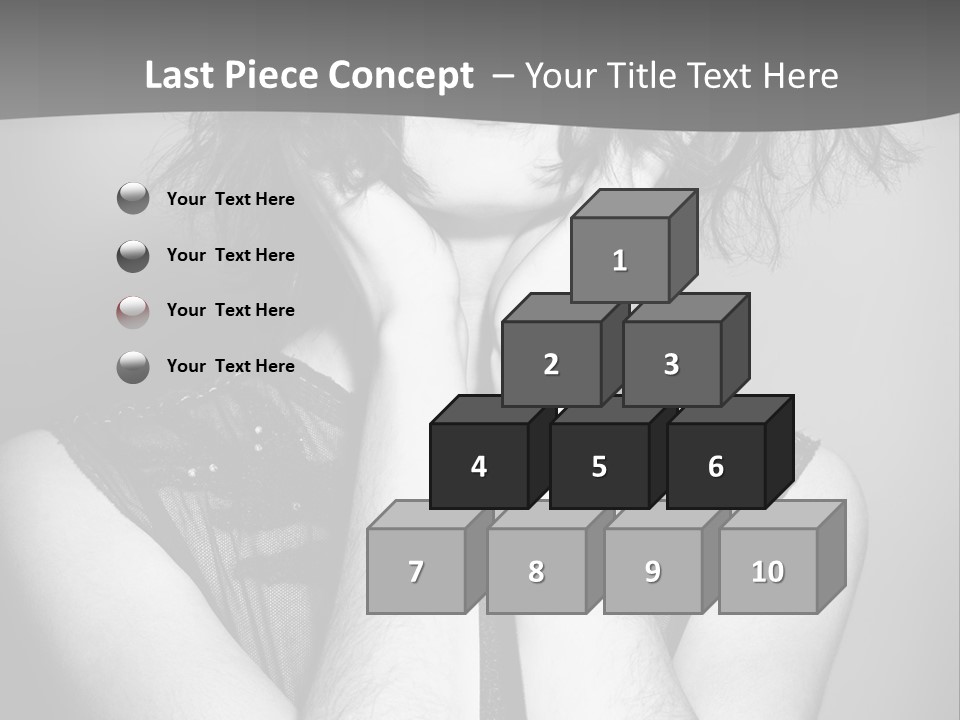 Background Vogue Model PowerPoint Template