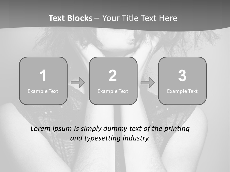 Background Vogue Model PowerPoint Template