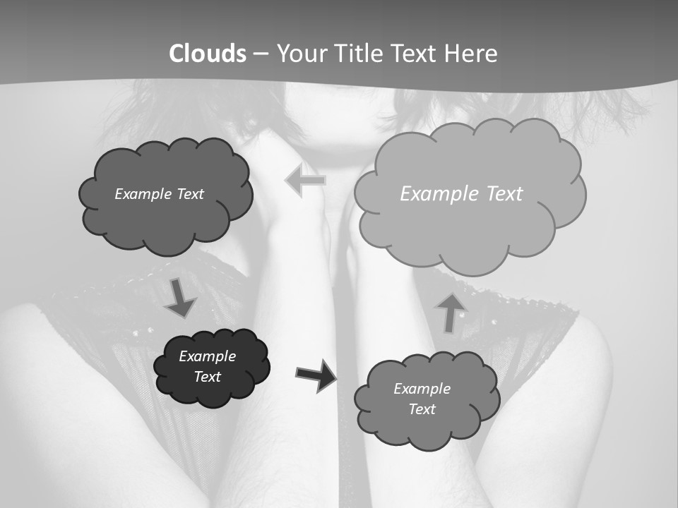 Background Vogue Model PowerPoint Template