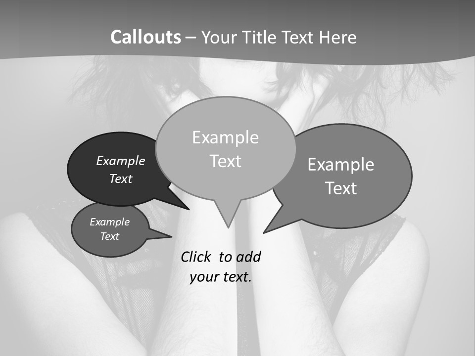 Background Vogue Model PowerPoint Template