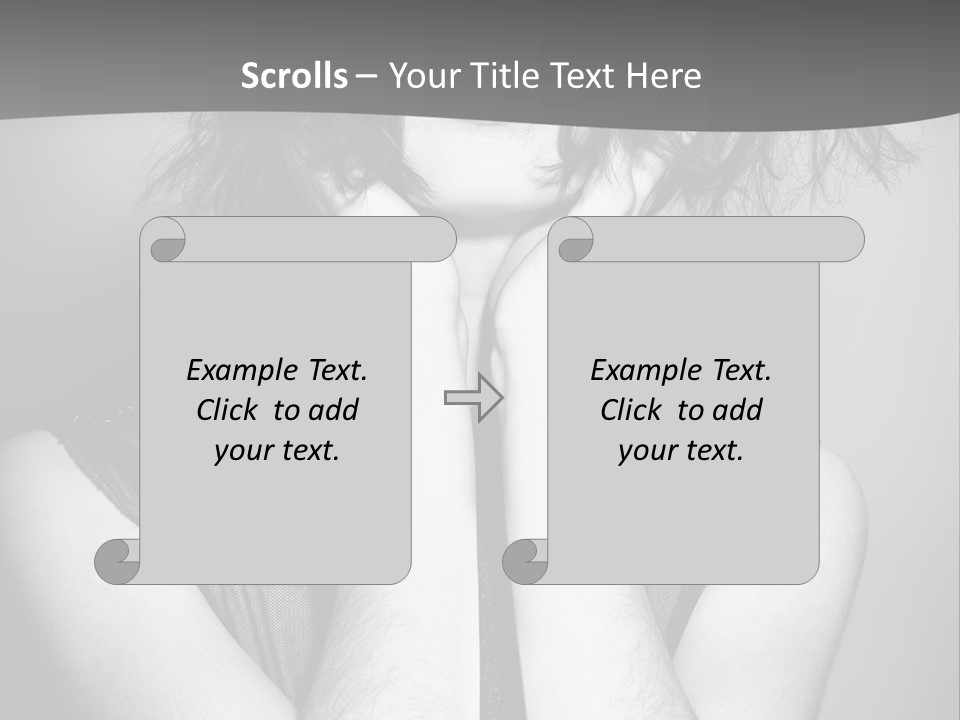 Background Vogue Model PowerPoint Template