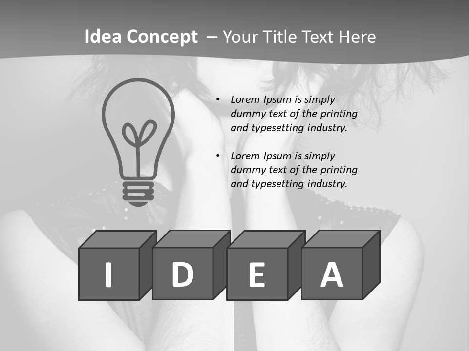 Background Vogue Model PowerPoint Template