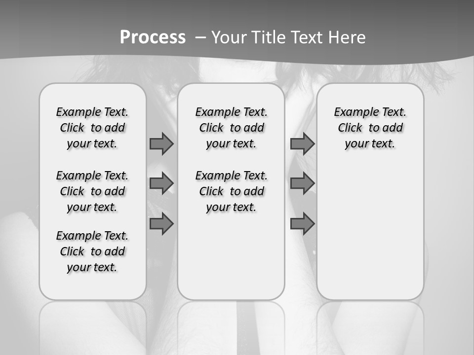 Background Vogue Model PowerPoint Template