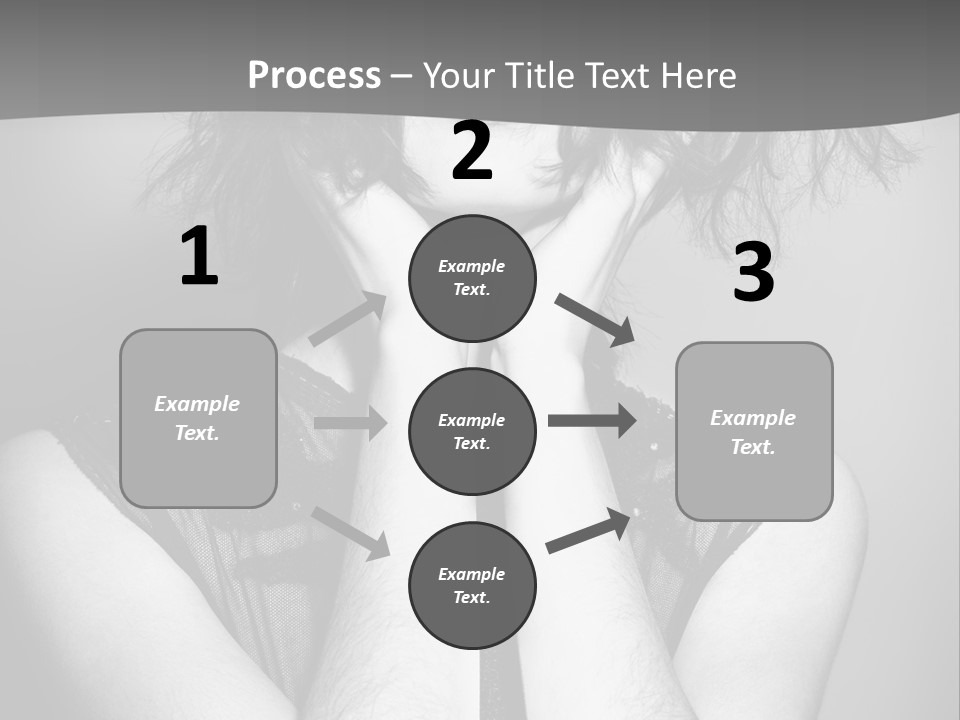 Background Vogue Model PowerPoint Template