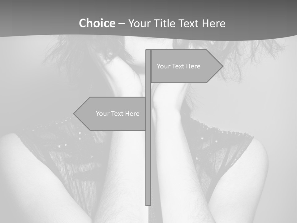 Background Vogue Model PowerPoint Template