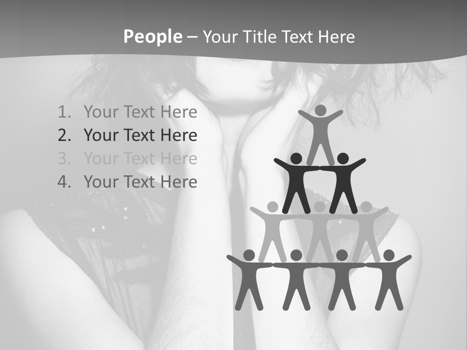 Background Vogue Model PowerPoint Template