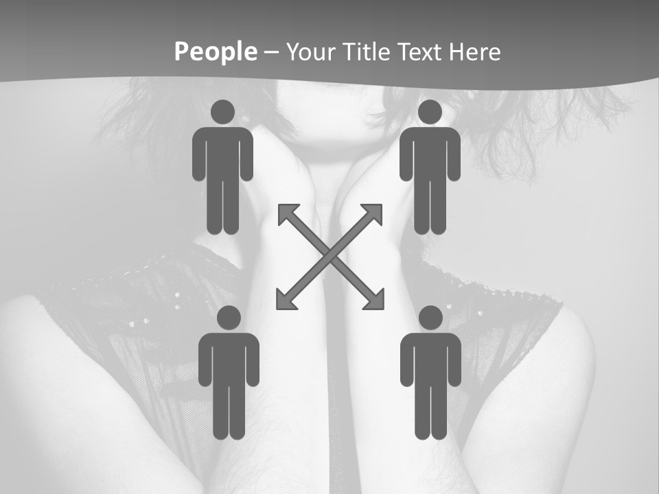 Background Vogue Model PowerPoint Template