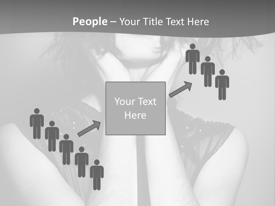 Background Vogue Model PowerPoint Template