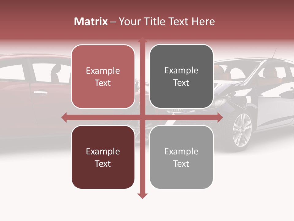 Blue Deformation Collision PowerPoint Template