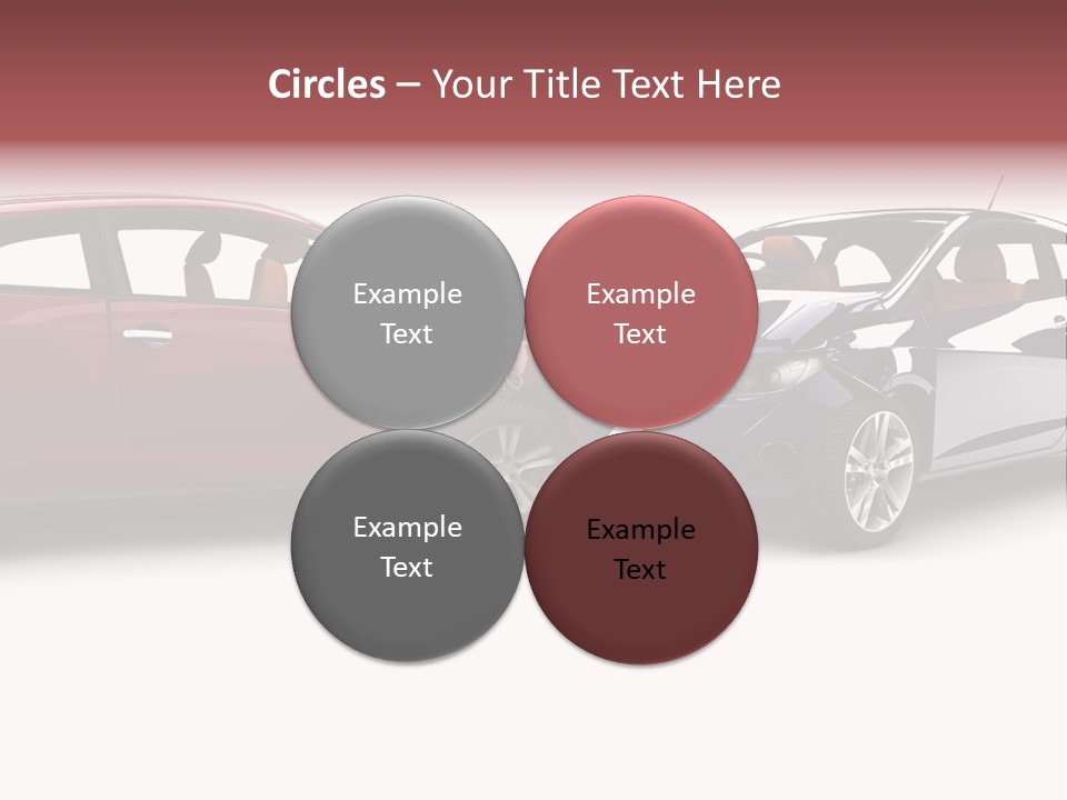 Blue Deformation Collision PowerPoint Template