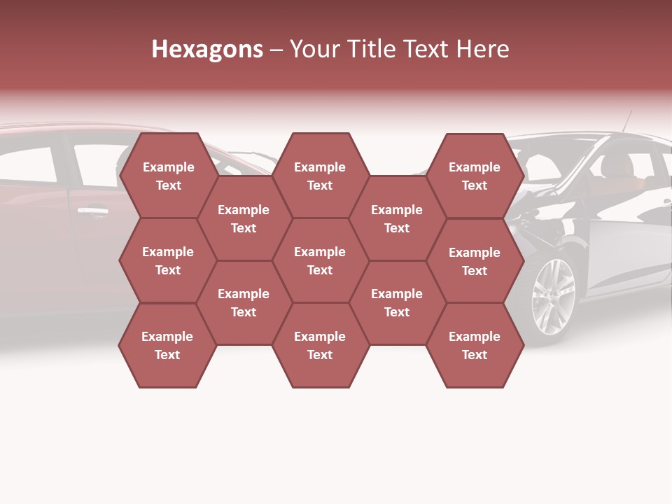 Blue Deformation Collision PowerPoint Template
