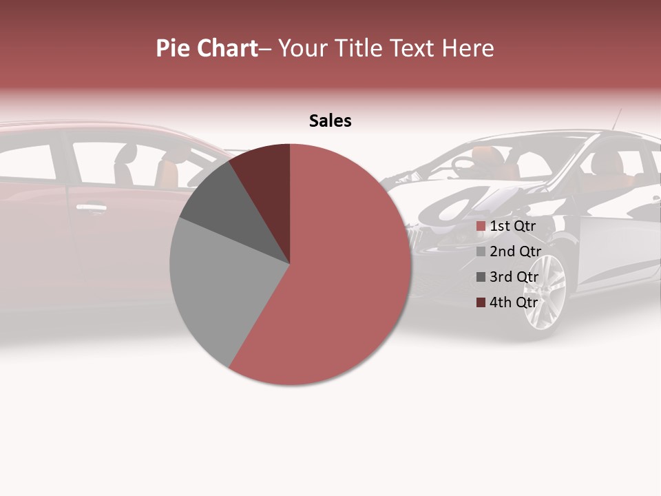 Blue Deformation Collision PowerPoint Template