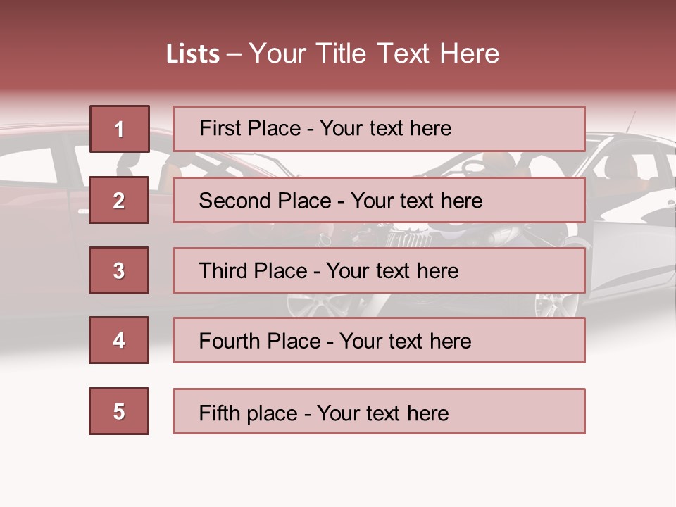 Blue Deformation Collision PowerPoint Template
