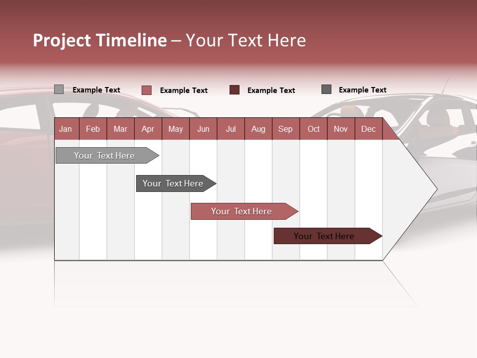 Blue Deformation Collision PowerPoint Template