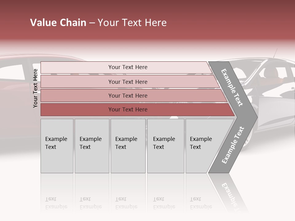 Blue Deformation Collision PowerPoint Template