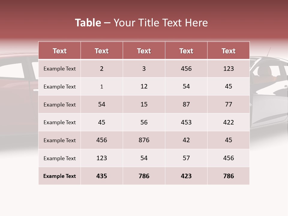 Blue Deformation Collision PowerPoint Template