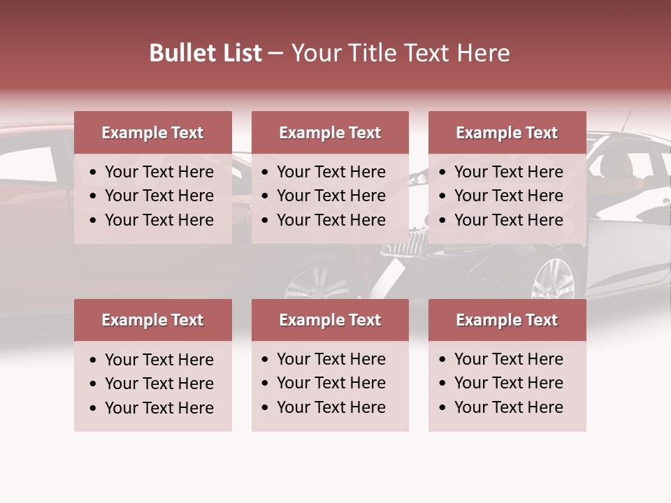 Blue Deformation Collision PowerPoint Template