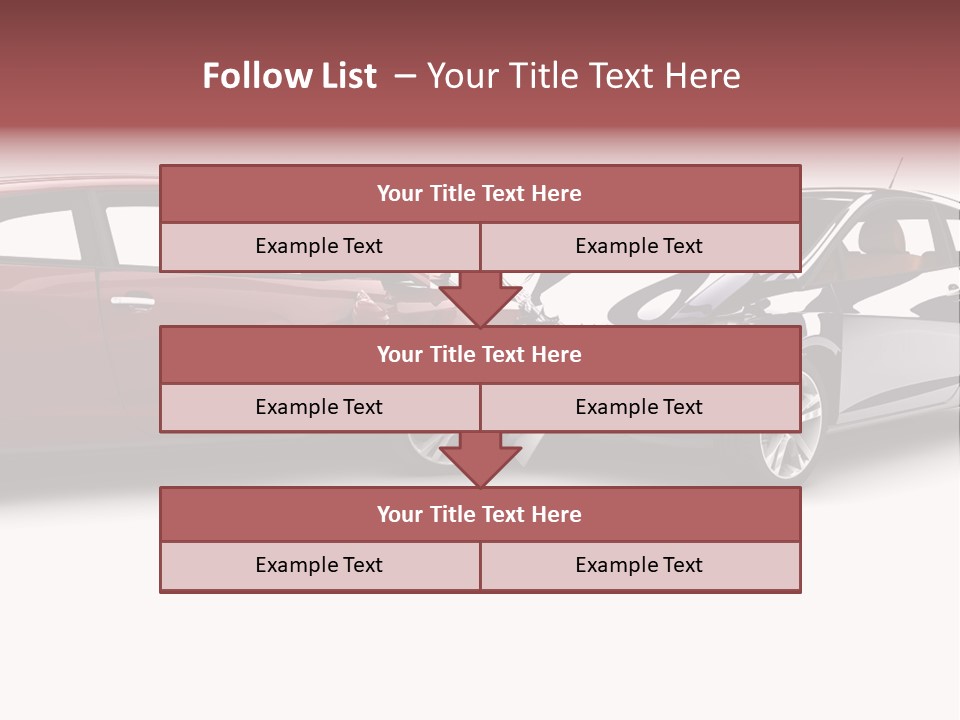 Blue Deformation Collision PowerPoint Template