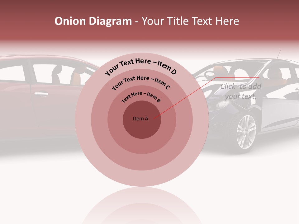Blue Deformation Collision PowerPoint Template