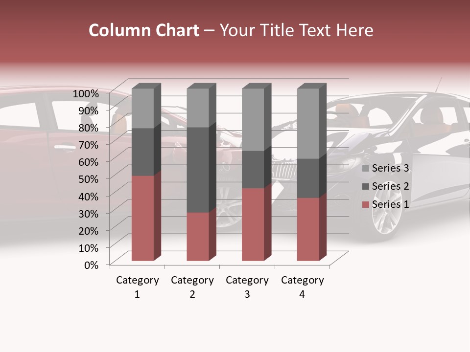 Blue Deformation Collision PowerPoint Template