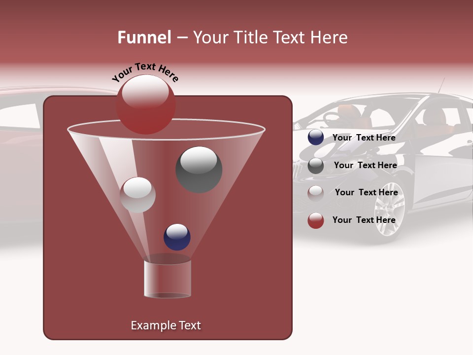 Blue Deformation Collision PowerPoint Template